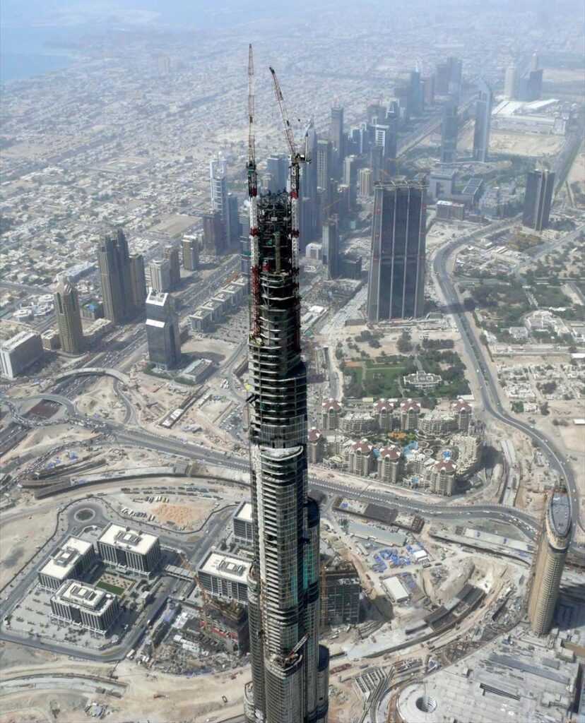 Burj Dubai construccion
