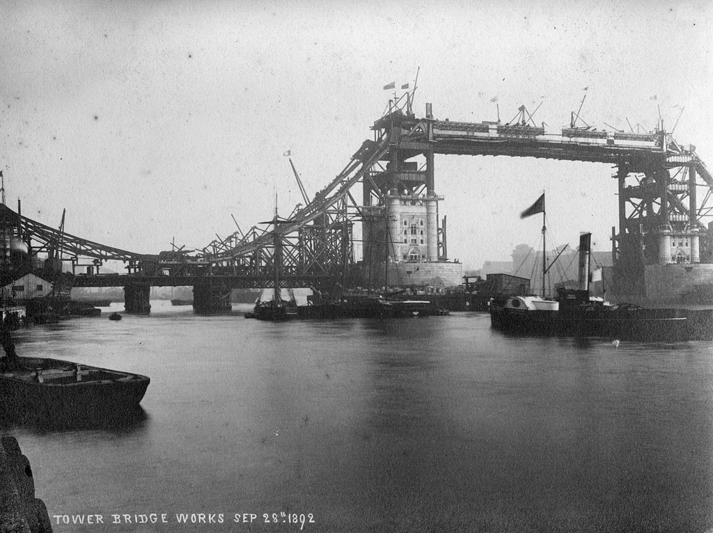 tower bridge construccion 1892