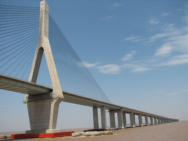 Puente de Donghai (China): 32,5 km
